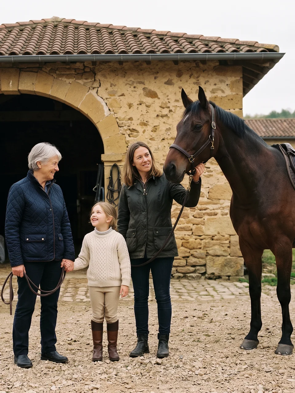 L'équipe, Les Écuries du LungTa, centre équestre à Châtonnay